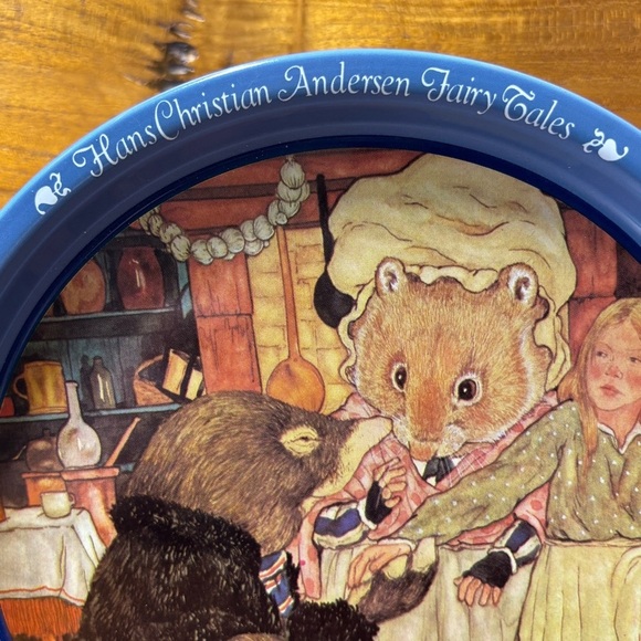 Vintage 1981 Michael Hague tin featuring Hans Christian Andersen’s Thumbelina - Picture 3 of 10